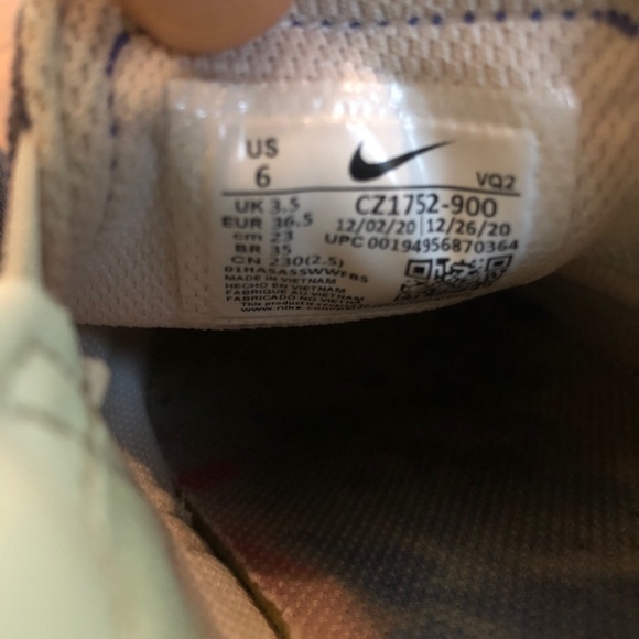 Nike Court Legacy Print Tie Dye Slip On Sneaker - Picture 14 of 15